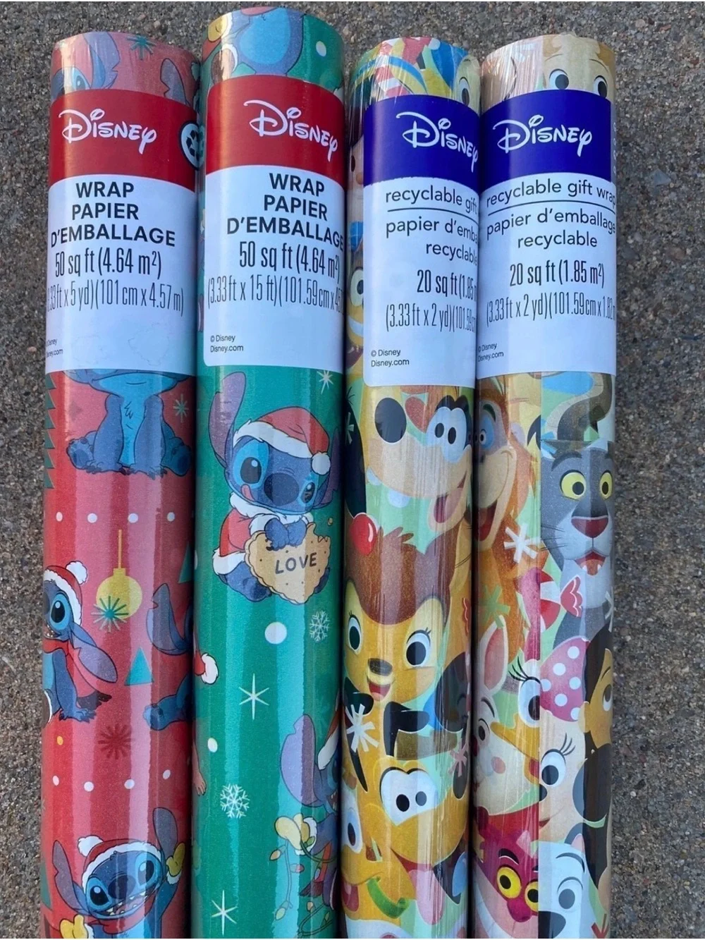 Disney Lilo and Stitch Gift Wrap Bundle w/ extras